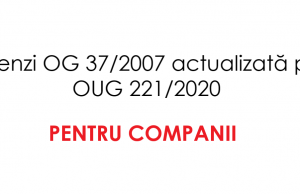 Amenzi ISCTR pentru companii conform OG 37/2007 actualizată prin OUG 221/2020 Amenzi ISCTR pentru companii