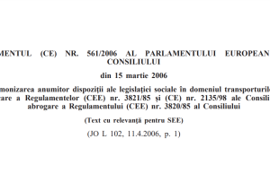 REGULAMENTUL 561 A FOST ACTUALIZAT