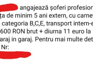 O nouă păcăleală pentru salarizarea șoferilor profesioniști din România: diurna la kilometru