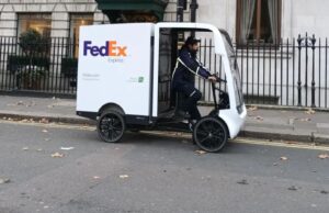 FedEx Express UK folosește biciclete speciale pentru a reduce emisiile CO2 în Londra